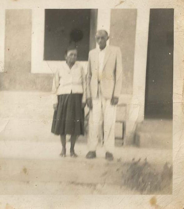Teodoro Bernardes do Nascimento e Bernardina Gomes de Sena